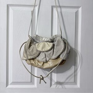 Elegant Gold and Silver Women's Bag